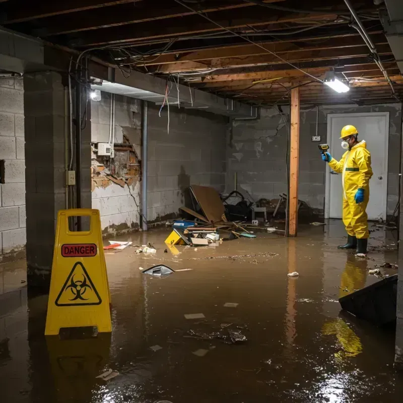 Flooded Basement Electrical Hazard in Stowe, VT Property